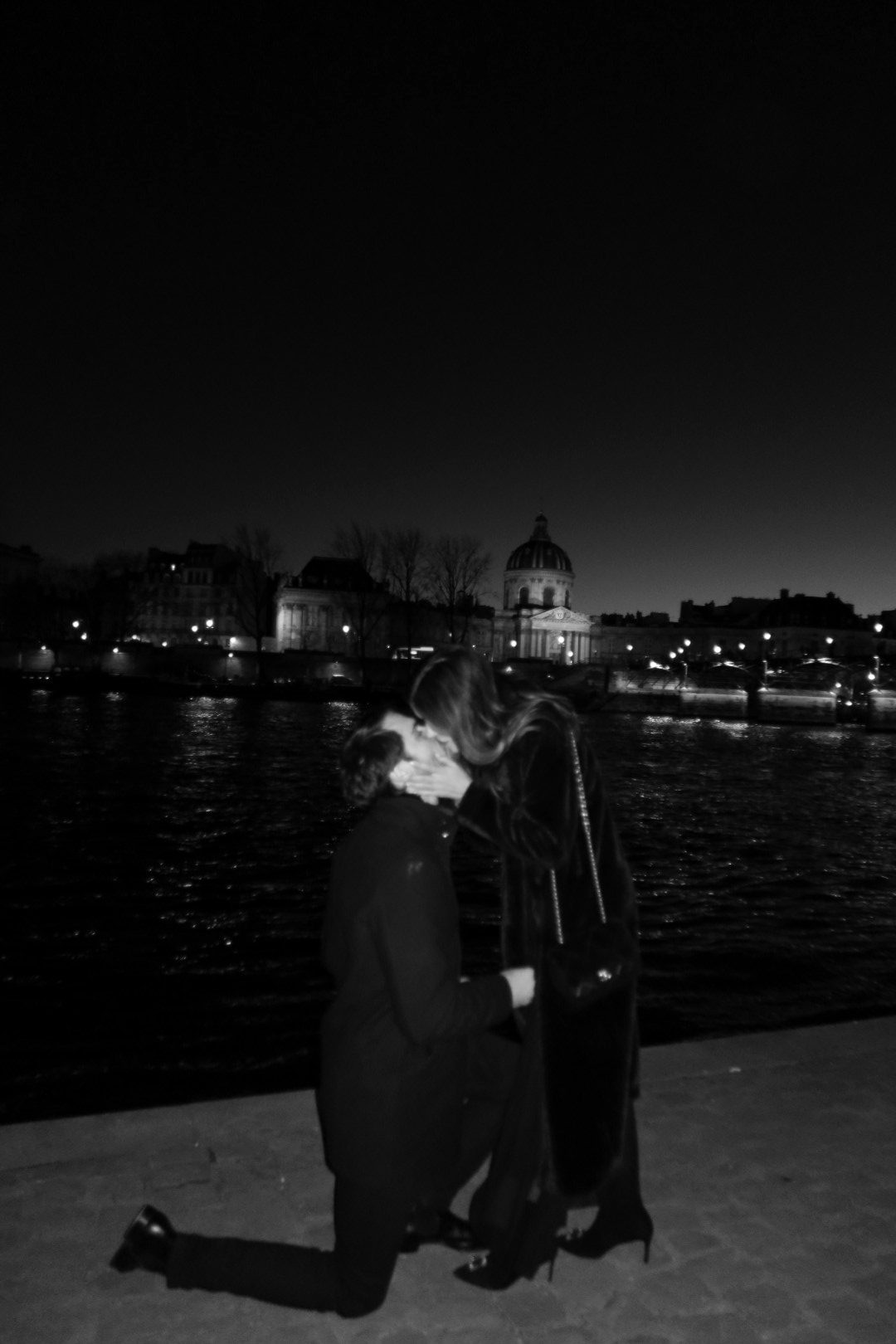 Preston proposing to Shana in Paris
